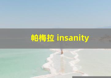 帕梅拉 insanity